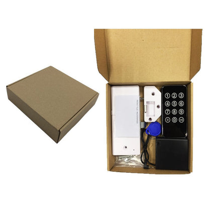 RFID Lock Electronic Cabinet Locks, Digital Touch Keypad, Password Entry and Card/FOB Entry, Keyless Door Knob
