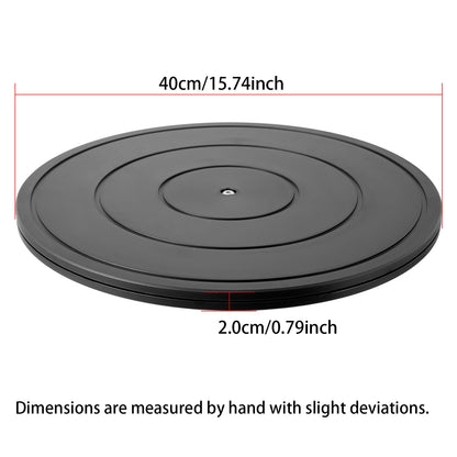 ZZRANYE 16 Inch Heavy Duty Rotating Swivel Stand - 360 Degree Rotating Lazy Susan Base with Steel Ball Bearings for Model Base/Plants/Crafts Stand/Monitors/TV/Potted Plants