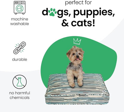 Molly Mutt Small Dog Bed Cover - I Don't Like Mondays Print - Measures 22”x27”x5”- 100% Cotton - Durable - Breathable - Sustainable - Machine Washable Dog Bed Cover