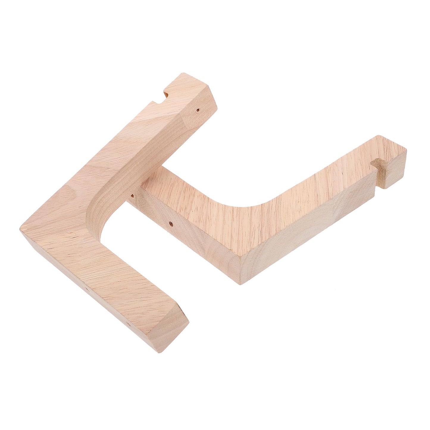 Outanaya Wooden Plant Hooks 2pcs Heavy Duty Wall Plant Hangers Indoor Outdoor Wall Mount Brackets for Hanging Flower Pots