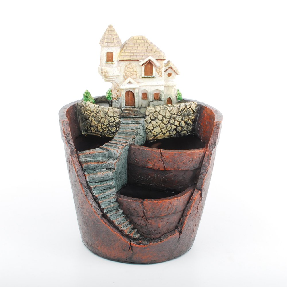 NWFashion Garden Pot, Garden and Sweet House for Holiday Decoration and Gift Planter Flower Pot (Pot E)