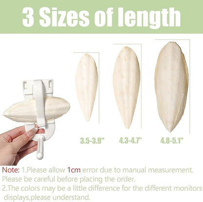 4.8"-5.1" Cuttlebone for Birds,Parakeets Cuddle Bone Beak Trimming,Premium Calcium Natural Cuttlefish Bone for Parrot,Cockatiel,Budgie,Tortoise, Snails,Reptiles,20 Pcs