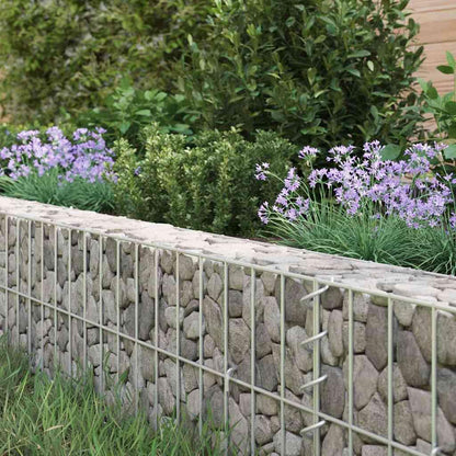Logeirevo Gabion Raised Bed, Galvanized Steel Gabion Cages Basket, Garden Outdoor Flower Box Planter, Plant Above Ground Garden Boxes, 157.5"x39.4"x7.9",-1241