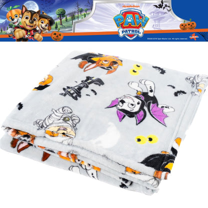 Franco Kids PAW Patrol Halloween Throw Blanket, Super Soft Cozy Plush Bedding, 50" x 70", (Officially Licensed Product)
