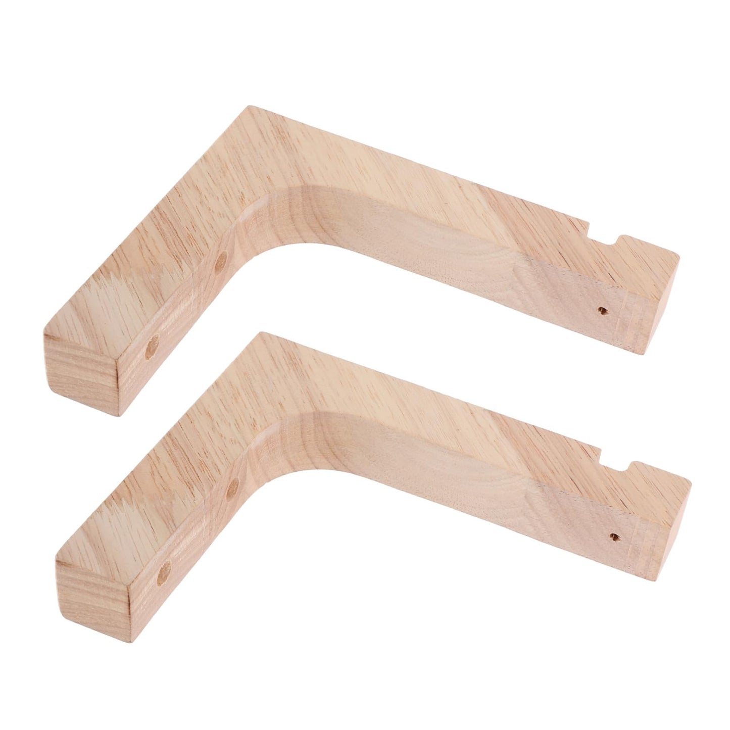TOYANDONA Wooden Hanging Plant Hooks 2pcs Indoor Wall Plant Hangers Heavy Duty Natural Wood Flowerpot Holders for Indoor Outdoor Garden Wall-Mounted Hanger Brackets