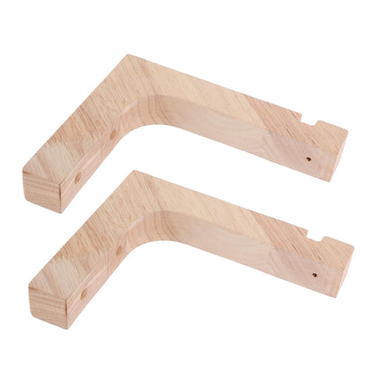 TOYANDONA Wooden Hanging Plant Hooks 2pcs Indoor Wall Plant Hangers Heavy Duty Natural Wood Flowerpot Holders for Indoor Outdoor Garden Wall-Mounted Hanger Brackets