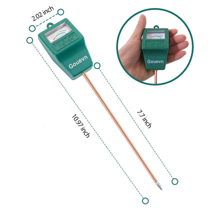 Gouevn 2pack Soil Moisture Meter, Hygrometer Soil Plant Water Meter, Plant Moisture Meter Indoor & Outdoor for Potted Plants, Lawns, Succulent (No Batteries Required)
