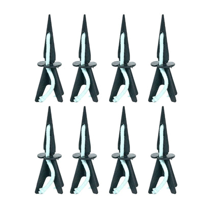 GreenShip 8 Pack Self Watering Planter Insert Watering Spikes, Watering Stakes with Wicking Rope, Plant Spikes for Indoor Outdoor Plants, Vacation Plant Watering Device for Planter Height 12" to 17"