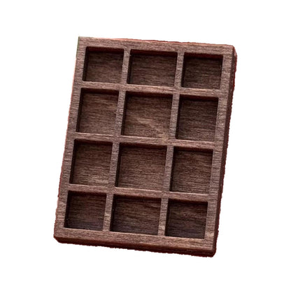VELURA Miniature Trinket Shelf Organizer Home Decoration Collectibles Holder Wooden A | Rocks, & Minerals | Crystals & Mineral Specimens |1 Miniature Trinket Shelf
