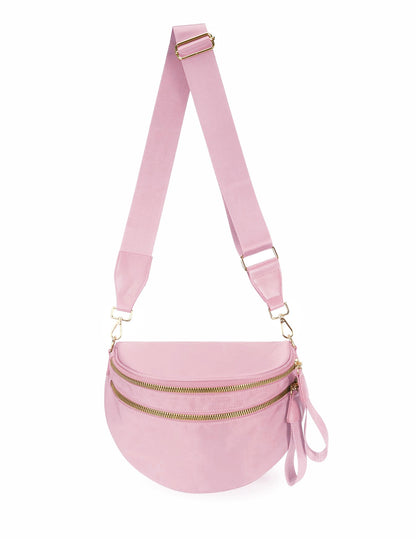 Spacious Nylon Crossbody Bag Bum Bag Handbags Wallets Purses Trendy Shoulder Bag for Women