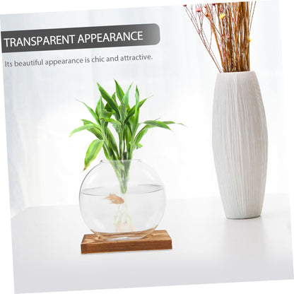 BESTonZON 1piece Modern Plant Decor Hydroponic Vase Glass Terrarium Jar Terrarium Container Creative Propagation Vase Plant Window