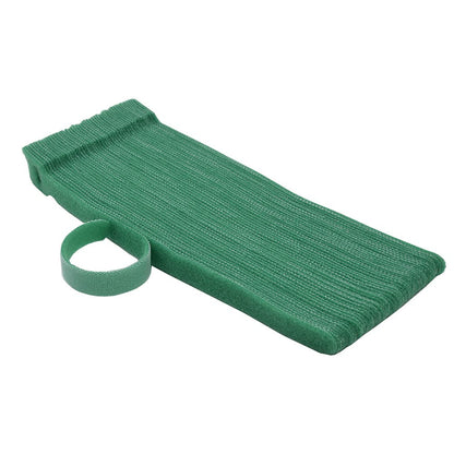 Garden Hook＆Loop Plant Cable Ties, 200 Pcs Adjustable Garden Nylon Ties for Supporting Plant and Vines, Multi-Functional Ties (200 Pcs, 8 Inch, Green)