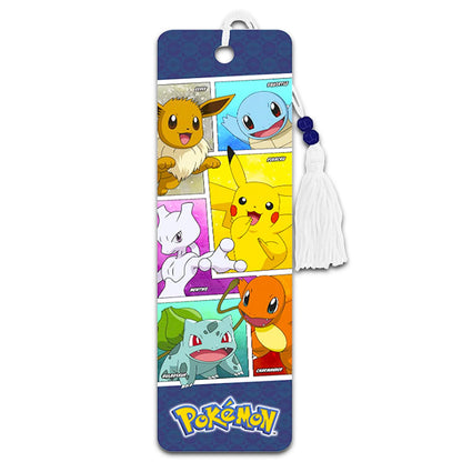 Pokemon Bookmark Set - 3 Pc Bundle with Pokemon Book Marks for Kids Teens Adults with Pokemon Cards | Pokemon School Supplies for Boys Girls