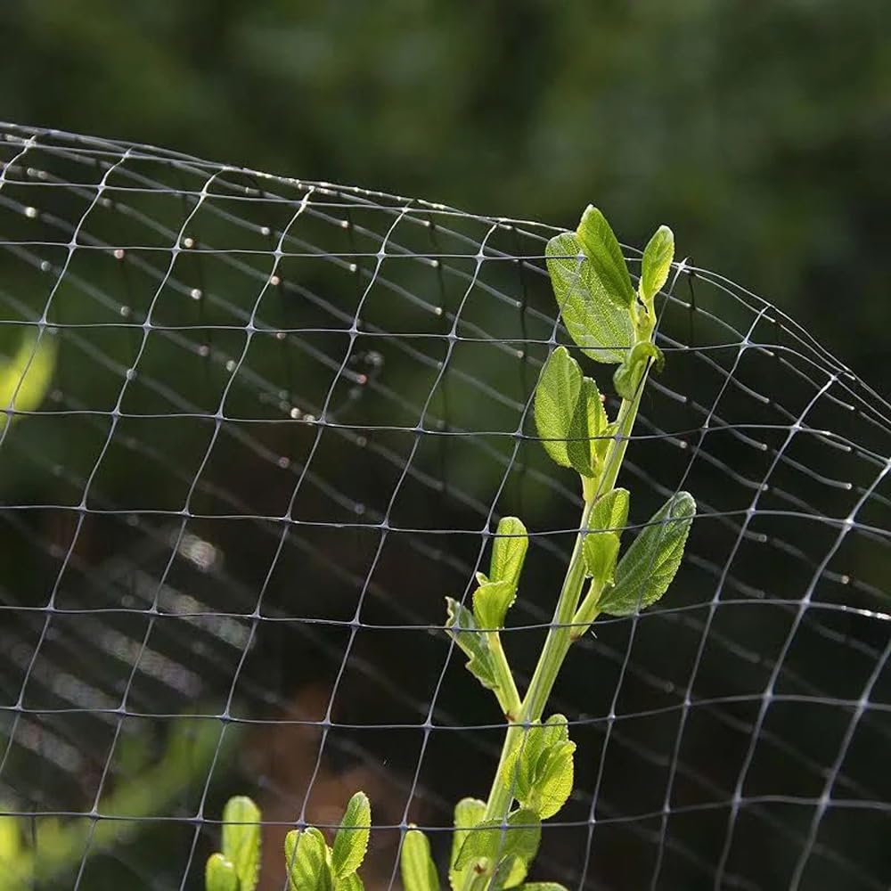 Junkogo Bird Netting 13x40 FT – 3/4" Mesh Garden Netting for Plant Protection, Deer Fence Netting Against Birds, Squirrels, Rabbits, Raccoons & More – Protect Fruit Trees, Vegetables & Flowers