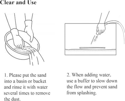 FANTIAN 10 lbs Aquarium Silica Sand. Decorative Mini Aquarium Gravel Substrate for Fish Tank, Plants Potted, Fire Pits, Candle, Vase Filler and Crafts