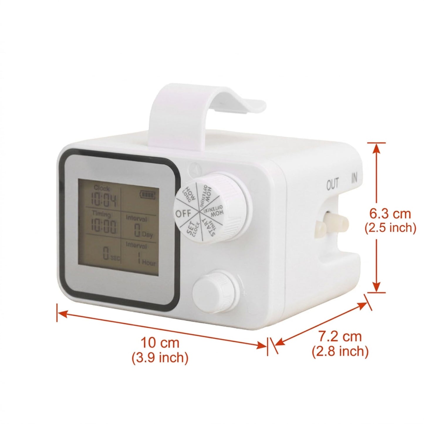 Automatic Watering System Programmable Plant Watering Devices with LCD Display for Indoor Houseplants Smart Drip Irrigation Kit Supports Up to 15 Plants