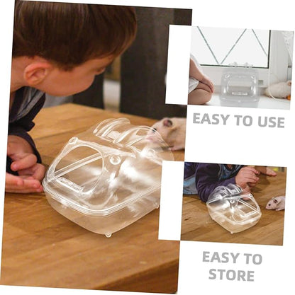 Hamster Bathtub Multi-use Pet Bathroom Chinchilla Dust Bath Container Durable