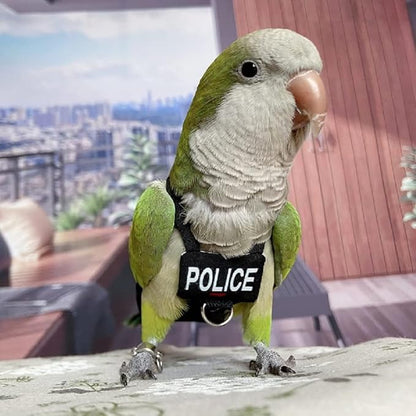 Bird Clothes Parrot Diapers Bird Flight Suits, Reusable Waterproof Diapers pet Bird Supplies (2XL)