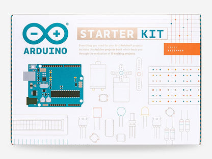 Official Arduino Starter Kit [K000007] - 12 DIY Projects with Electronic Components & English Projects Book - Original Kit from Italy