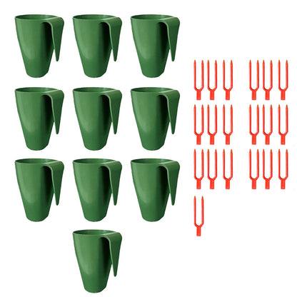 ordinarYone Breathable Strawberry Propagation Cups with Runner Forks for Root Rot and Promoting Growth in High Hu