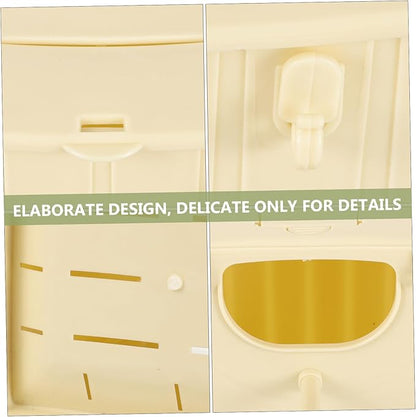 Plastic Bird Nesting Box for Small Birds Weatherproof Breeding Hut for Finches Sparrows Parakeets Lovebirds Cockatiels and Other Pet