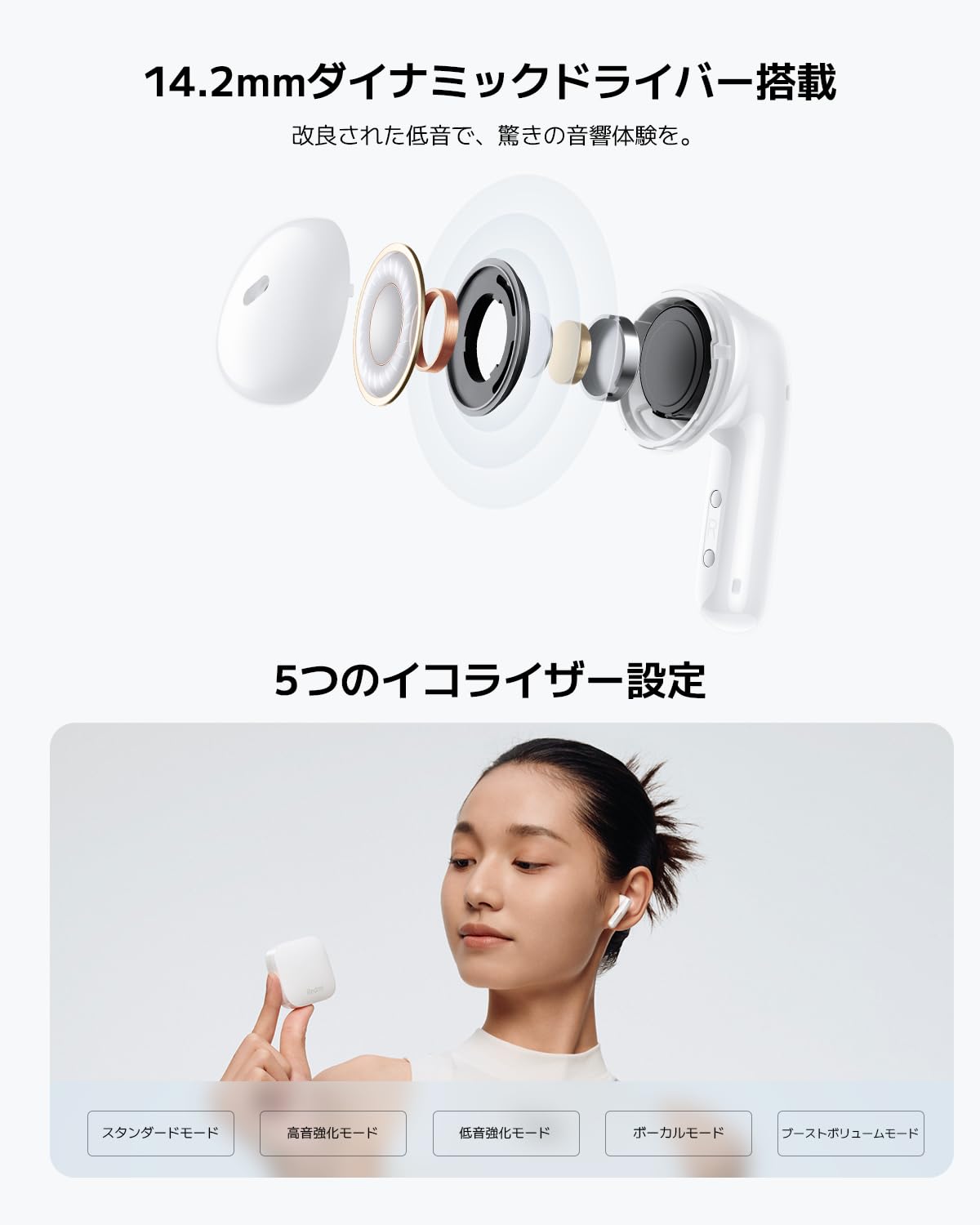 Xiaomi Redmi Buds 6 Active Wireles Earbuds (Global Version), Bluetooth 5.4 in-Ear Headphones, 30H Long Battery Life,Noise Cancellation for Calls, 5 Tuning Modes, IPX4 Waterproof - (White)