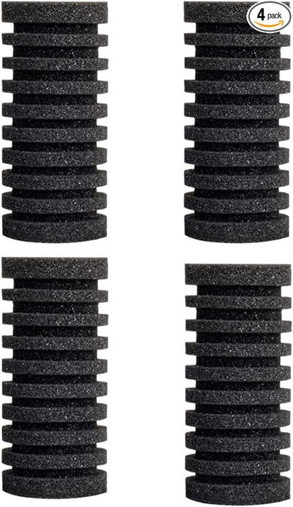 hygger Pack of 4 Replacement Sponges for Aquarium Double Sponge Filter (S)
