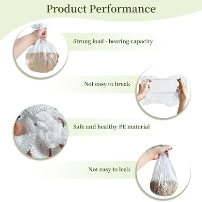 upcessory Disposable 50 pcs Small Animal Cage Liners, Rabbit Tray Film Liner Bunny Litter Pan Bags Guinea Pig Cage Toilet Plastic Film for Bird Hamster Chinchilla Hedgehog
