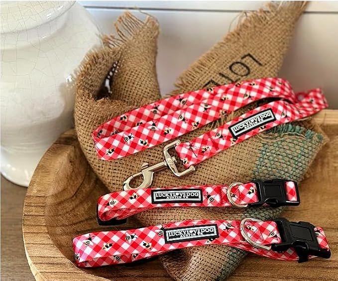 Lucky Love Dog - Adjustable Dog Collar with Easy Click Buckle for Small Ones, Durable, & Comfortable for Male & Female Dogs, Pet Collar for Puppies & Adult Dogs - Bailey, XS