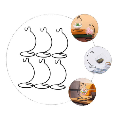 POPETPOP 6Pcs Hook Rack for Hanging Planters Sturdy Micro Landscape Bottle Hanger Stand for Home Decor Wedding and Holiday Displays