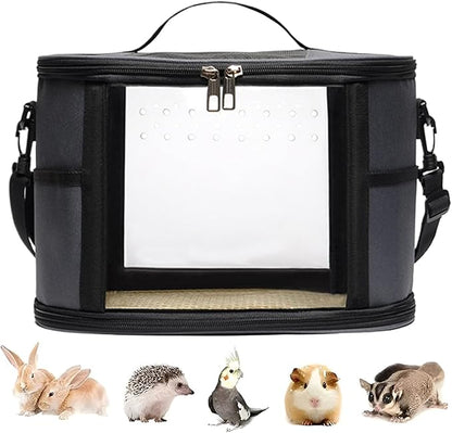 Bird Travel Carrier – Parrot Shoulder Bag, Small Pet Travels Backpack, Lightweight Portable Bag | Convenient Travel Accessory, Safe Carrier for Cockatiel Budgies Parrot Hamster