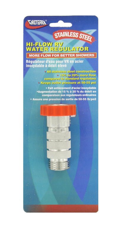 Valterra A01-1114VP High Flow Stainless Steel Water Regulator