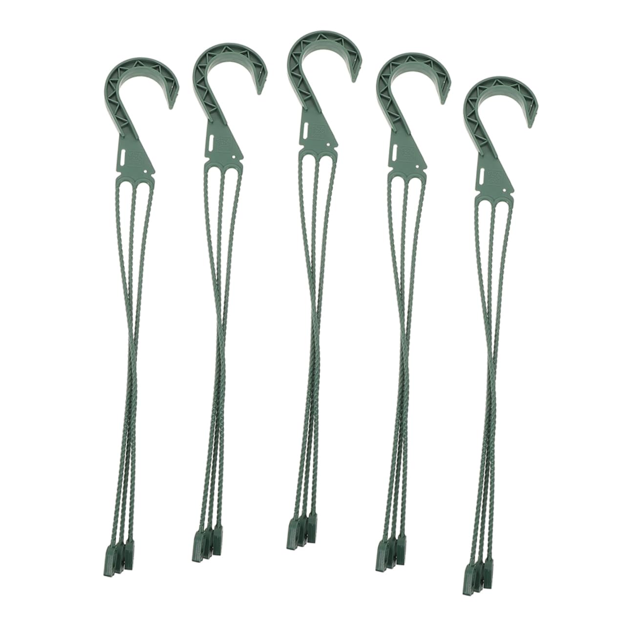 CIYODO 5Pcs Hanging Planter Hooks Set Plant Hangers with Chains for Use Space Saving for Succulents Flower Pots for Areas