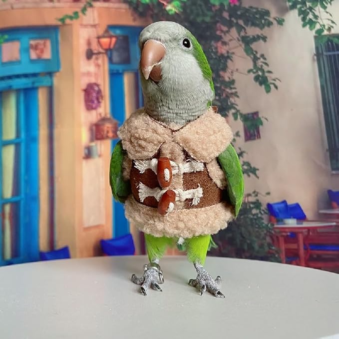 Bird Diaper Flight Suit Parrot Costume pet Animal Costume, Applicable to Birds and Parrots Warm Supplies. (4XL)