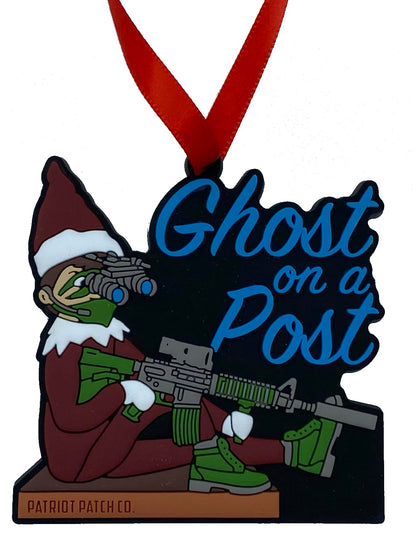 Patriot Patch Co. - Ghost on a Post - Christmas Ornament