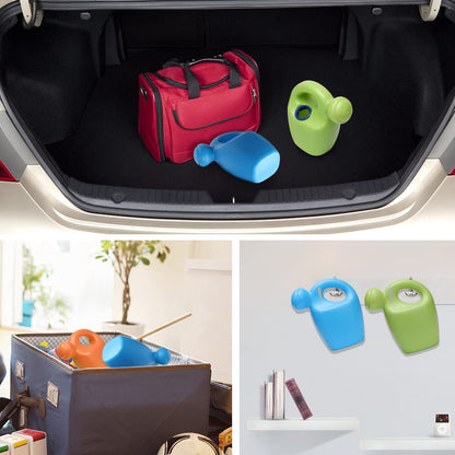 Beach Sand Watering Can Toy for Kids, Havy Duty Plastic Water Can for Garden Beach Bath Play Time, Water Can Garden Sandbox Tools for Boys Girls, 2PCS - Blue Green