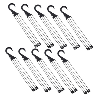 OFFSCH 10pcs Resin Plant Pot Hangers Hanging Flower Pot Hooks for Indoor Gardening Easy Install Home Office Decor