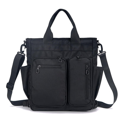 mygreen Convertible Black Laptop Backpack Purse for Women Travel Work, 3 In 1 Tote Backpack Convertible Bag Daypack for Work, Daily, Travel Black
