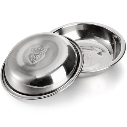 Fasmov 12 Pack 3.75 inches 18/8 Stainless Steel Sauce Bowl Round Seasoning Dishes Sushi Dipping Saucers Bowl Mini Appetizer Plates, Saucers Dishes Sushi Dipping Bowel, Silver
