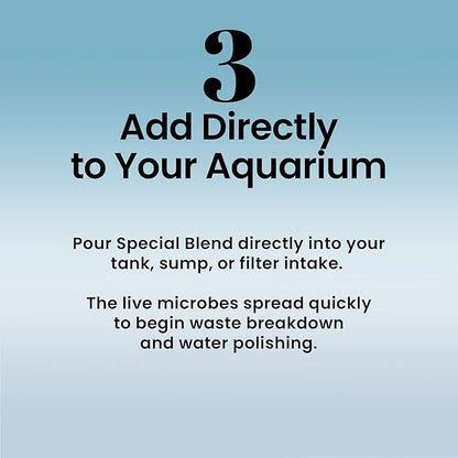 MICROBE-LIFT Special Blend Aquarium Water Care Treatment, Cleaner & Clarifier for Fresh and Saltwater Fish Tanks, Reduces Maintenance & Helps with Aquarium Algae Control and Odor, 16 Ounces (SBH16)