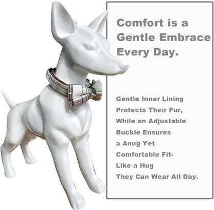 SuperBuddy Dog Collar and Leash,Breathable Adjustable Dog Collar-Safe Buckle-Collars for Small Medium Large Pet