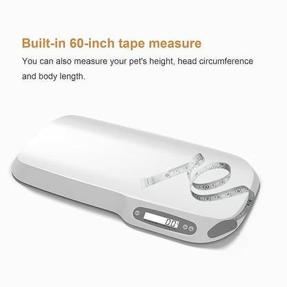 Dog Scale for Small Dogs, cat Scale,Digital pet Scale for Weighing,Measuring Range:40g-88Lb,Suitable for Puppy and Kitten to Adult Animals