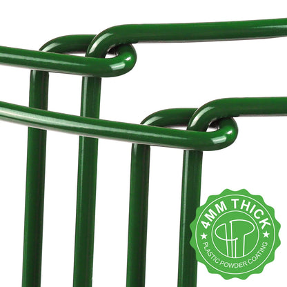 LEOBRO 6 Pack Plant Support Plant Stakes, Peony Cages and Supports, Metal Garden Stakes Plant Supports, Plant Support Stakes for Peony, Tomato, Hydrangea, Indoor Outdoor Plants, 10" W x 15.8" H