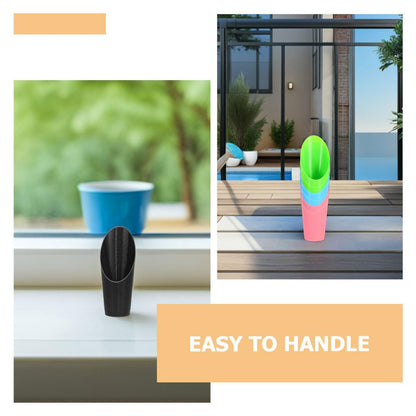 FUTUREORYY 8pcs Bonsai Soil Scoops and Potting Shovels Plastic Gardening Tools for Succulent Planting Indoor Transplanting Mini Soil Scooper Set