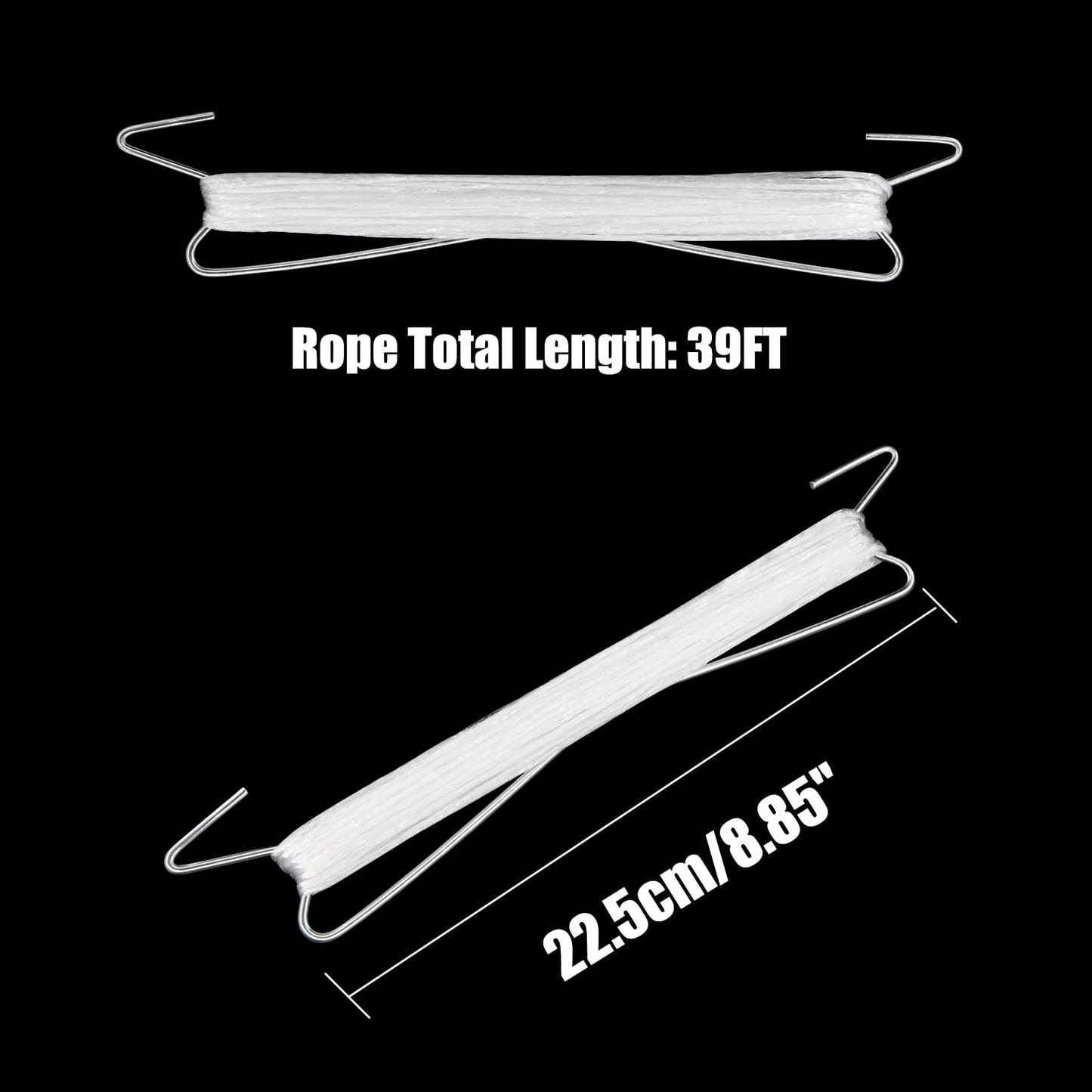 Bandelt 20pcs Tomato Support Hooks with 100pcs Tomato Clips, Tomato Climbing Hooks with 39ft Twine to Prevent Tomatoes from Pinching or Falling Off for Plant Vegetable Plant Fruit Flower
