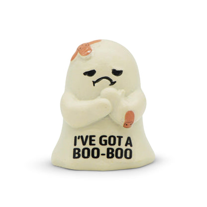 GOOFBALLS Mini Figurines Set – Funny Novelty 3D Character Figures (Set of 6), Hand-Painted Resin Tiny Desk Decor & Gag Gifts - Ghosts