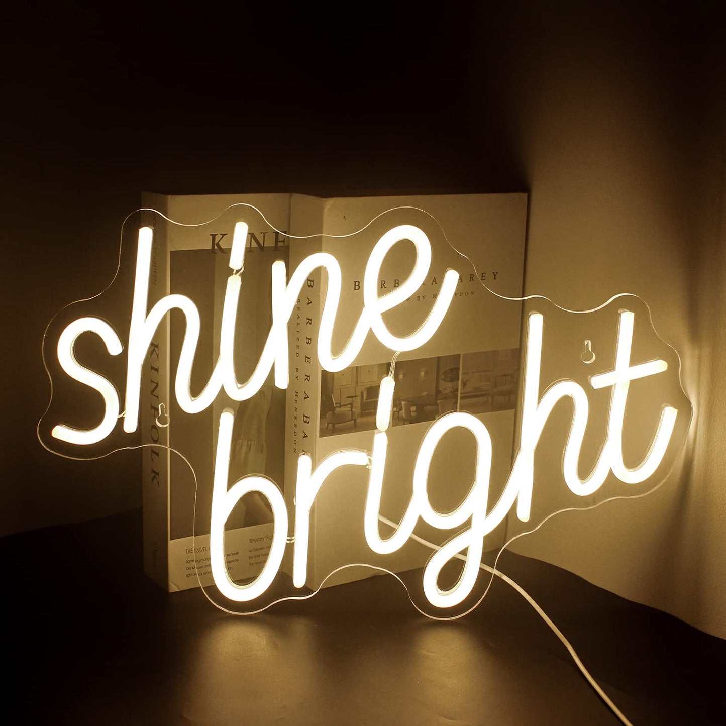 Looklight Better Together Neon Sign,Neon Light for Wall Decor,Wedding Neon Sign,Warm White Led Neon Light USB Letters Neon Signs Led Signs for Wedding,Engagement Party,Birthday