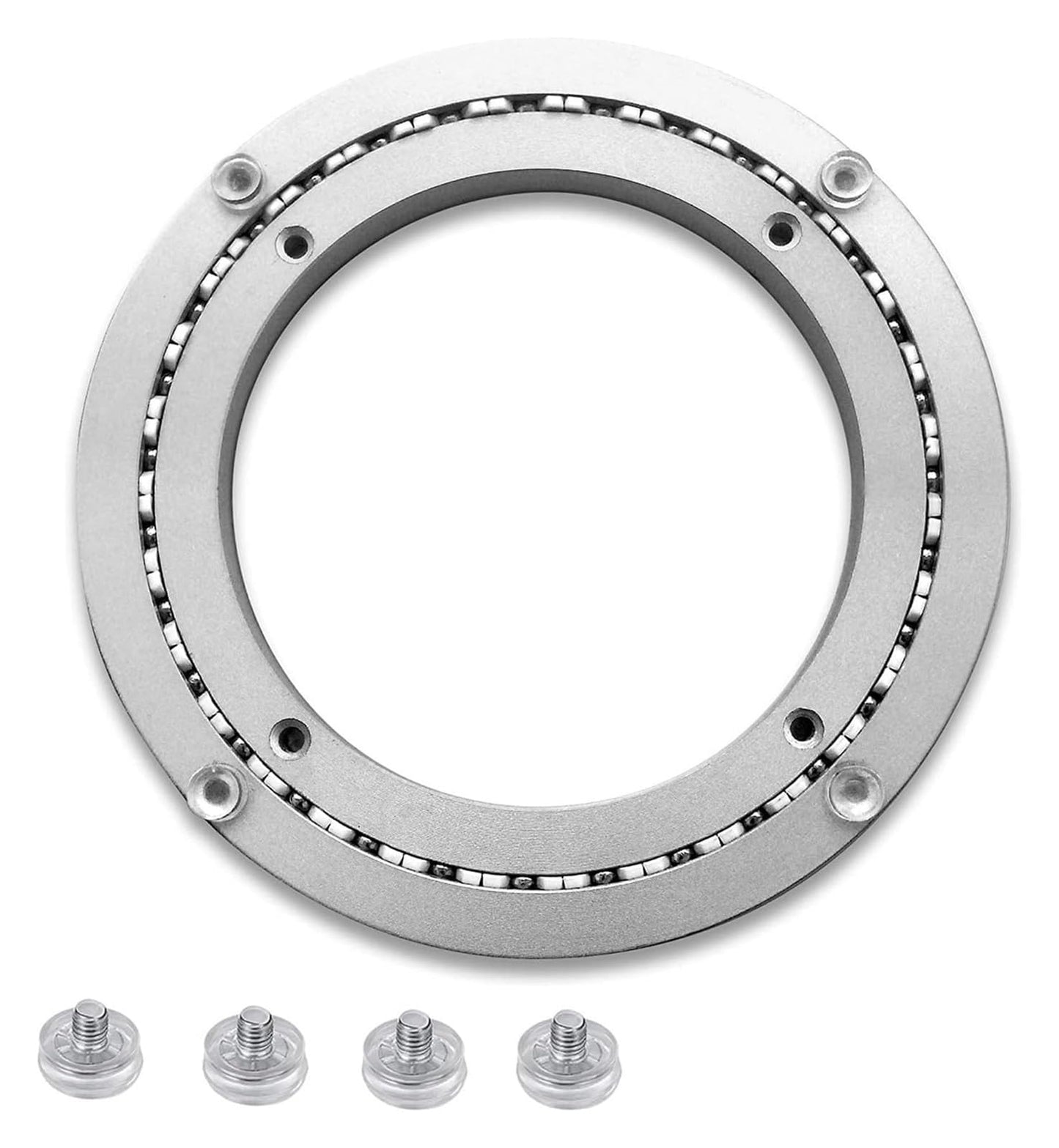 8" to 32" Swivel Base Bearing, Table, Heavy Duty Turntable, Lazy Susan Plate Hardware, 360 Rotating, Aluminium Organizer for Dining TV Computer Monitor(8 inches (200mm))