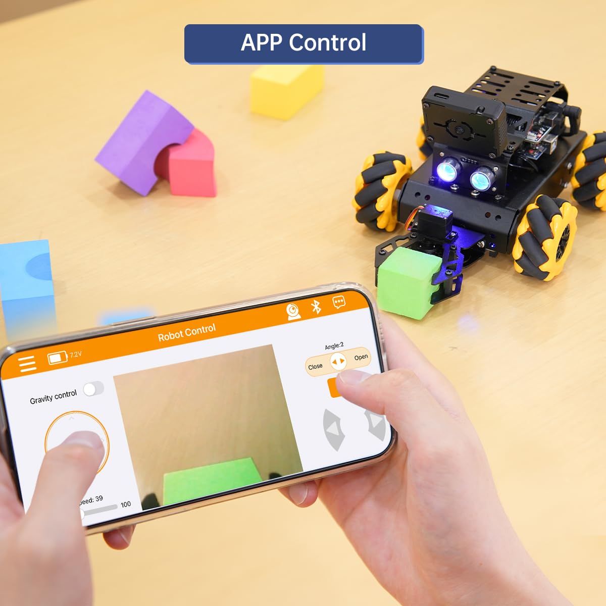 LewanSoul Robot Car with AI Vision Camera Programmable Smart Robot Car, Line Tracking Color/Target Recognition Obstacle Avoidance, STEM Projects Educational Robot Set, Advanced Kit