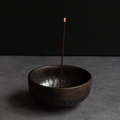 Asayu Japan Low Smoke Incense Gift Set with Incense Holder and Brass Stand, Agarwood Incense Sticks with Zen Holder